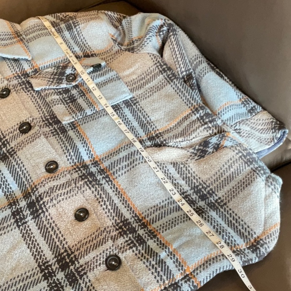Prana Lower Falls Flannel Jacket big sky blue - Picture 8 of 8